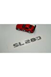 Benz Sl 280 Bagaj Krom Metal 3m 3d Yazı Logo