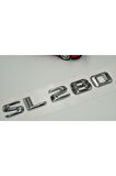 Benz Sl 280 Bagaj Krom Metal 3m 3d Yazı Logo