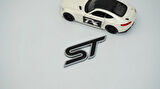 DK Tuning ST Logo Bagaj Gri Siyah ABS Logo Arma Ford İle Uyumlu