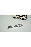 DK Benz A45 Bagaj Krom ABS 3M 3D Yazı Logo