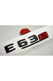 E 63s Bagaj Parlak Siyah Abs 3m 3d Yazı Logo