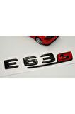 E 63s Bagaj Parlak Siyah Abs 3m 3d Yazı Logo