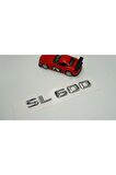 Benz 600 Sec Bagaj Krom Metal 3m 3d Yazı Logo