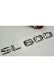 Benz 600 Sec Bagaj Krom Metal 3m 3d Yazı Logo