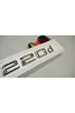 Bmw 220d Bagaj Krom Metal 3m 3d Yazı Logo