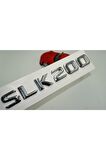 Benz Slk 200 Bagaj Krom Metal 3m 3d Yazı Logo