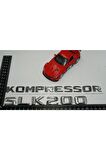 Benz Slk 200 Kompressor Bagaj Krom Metal 3m 3d Yazı Logo