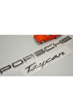 Porsche Taycan Bagaj 3m 3d Abs Yazı Logo Amblem Seti