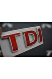Tdi Bagaj Krom Metal 3m 3d Yazı Logo Arma