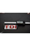 Tdi Bagaj Krom Metal 3m 3d Yazı Logo Arma