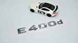 DK Tuning E400d Bagaj Krom ABS 3M 3D Yazı Logo Benz İle Uyumlu