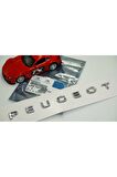 DK Peugeot Bagaj Krom ABS 3M 3D Yazı Logo Amblem 20 Cm