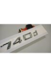 Bmw 740d Bagaj Krom Metal 3m 3d Yazı Logo