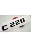C 220 Bagaj Parlak Siyah Abs 3m 3d Yazı Logo
