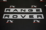 Dk Tuning Land Rover Range Rover Siyah Kaput Ve Bagaj Yazı