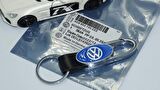 DK Tuning Volkswagen Logo Deri Metal Anahtarlık