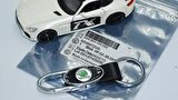 DK Tuning Skoda Logo Deri Metal Anahtarlık Orjinal Ürün