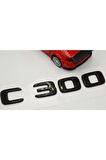 C 300 Bagaj Parlak Siyah Abs 3m 3d Yazı Logo