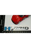 Hybrid Bagaj Krom Metal 3m 3d Yazı Logo Orjinal Ürün
