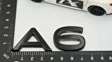 DK Tuning A6 2025+ Bagaj Siyah 3M Yazı Logo Audi İle Uyumlu