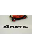 4 Matic Bagaj Parlak Siyah Abs 3m Yazı Logo Uyumlu