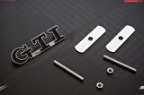 DK Tuning Volkswagen GTİ Logo Ön Panjur Vidalı 3D Krom Metal Logo Amblem