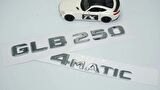 DK Tuning GLB250 4Matic Bagaj Krom ABS Yazı Logo Benz İle Uyumlu