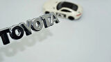 DK Tuning Toyota Prius Auris Bagaj 3M 3D Krom ABS Logo Amblem