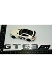 DK Benz GT 63S Bagaj Krom Siyah ABS 3M 3D Yazı Logo