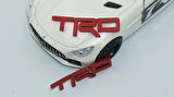 DK Tuning TRD Direksiyon Kırmızı Logo Amblem Toyota İle Uyumlu