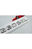 280 Sel Bagaj Krom Metal 3m 3d Yazı Logo