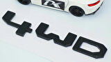 DK Tuning Ranger Wildtrak 4WD Bagaj Siyah ABS Yazı Logo Ford İle Uyumlu