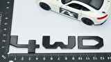 DK Tuning Ranger Wildtrak 4WD Bagaj Siyah ABS Yazı Logo Ford İle Uyumlu