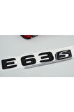Mercedes Benz E63s Bagaj Yazı Logo Siyah