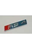 Audi Rs4 Yeni Nesil Turkuaz 3m 3d Bagaj Logo Orjinal Ürün