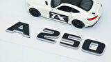 DK Tuning A 250 Bagaj Gri Siyah ABS Yazı Logo Benz İle Uyumlu