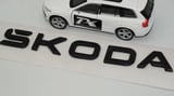 DK Tuning Enyaq Elroq Ön Kaput Siyah Yazı Logo Arma Skoda İle Uyumlu