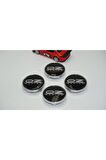 Oz Racing Jant Göbeği Kapak Seti 60mm Beyaz Gümüş Renk