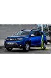 Dacia Duster Kelebek Cam Damla Desen Mavi Logo Arma Seti