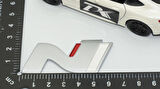 DK Tuning Hyundai N Line Bagaj 3M 3D Gri Beyaz Logo Amblem Rozet