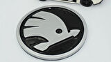 DK Tuning Skoda Ön Kaput 10cm Yeni Nesil Gri Siyah Logo Amblem