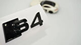 DK Tuning S4 Siyah 3M Bagaj Logo Audi İle Uyumlu