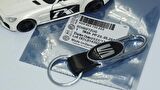 DK Tuning Seat Logo Deri Metal Anahtarlık