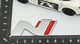 DK Tuning Hyundai N Line Bagaj 3M 3D Gri Kırmızı Logo Amblem Rozet