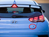 DK Tuning Hyundai N Line Bagaj 3M 3D Gri Kırmızı Logo Amblem Rozet