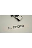E 300 Bagaj Krom Metal 3m 3d Yazı Logo