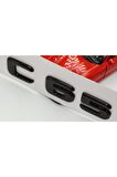 C 65 Bagaj Parlak Siyah Abs 3m 3d Yazı Logo
