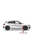 Audi Quattro Logo Çamurluk Yanı Damla Desen Logo Arma Seti
