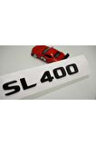 Sl 400 Bagaj Parlak Siyah Abs 3m 3d Yazı Logo