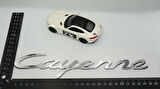 DK Tuning Porsche Cayenne 2004 2010 Bagaj Yazı Logo Amblem